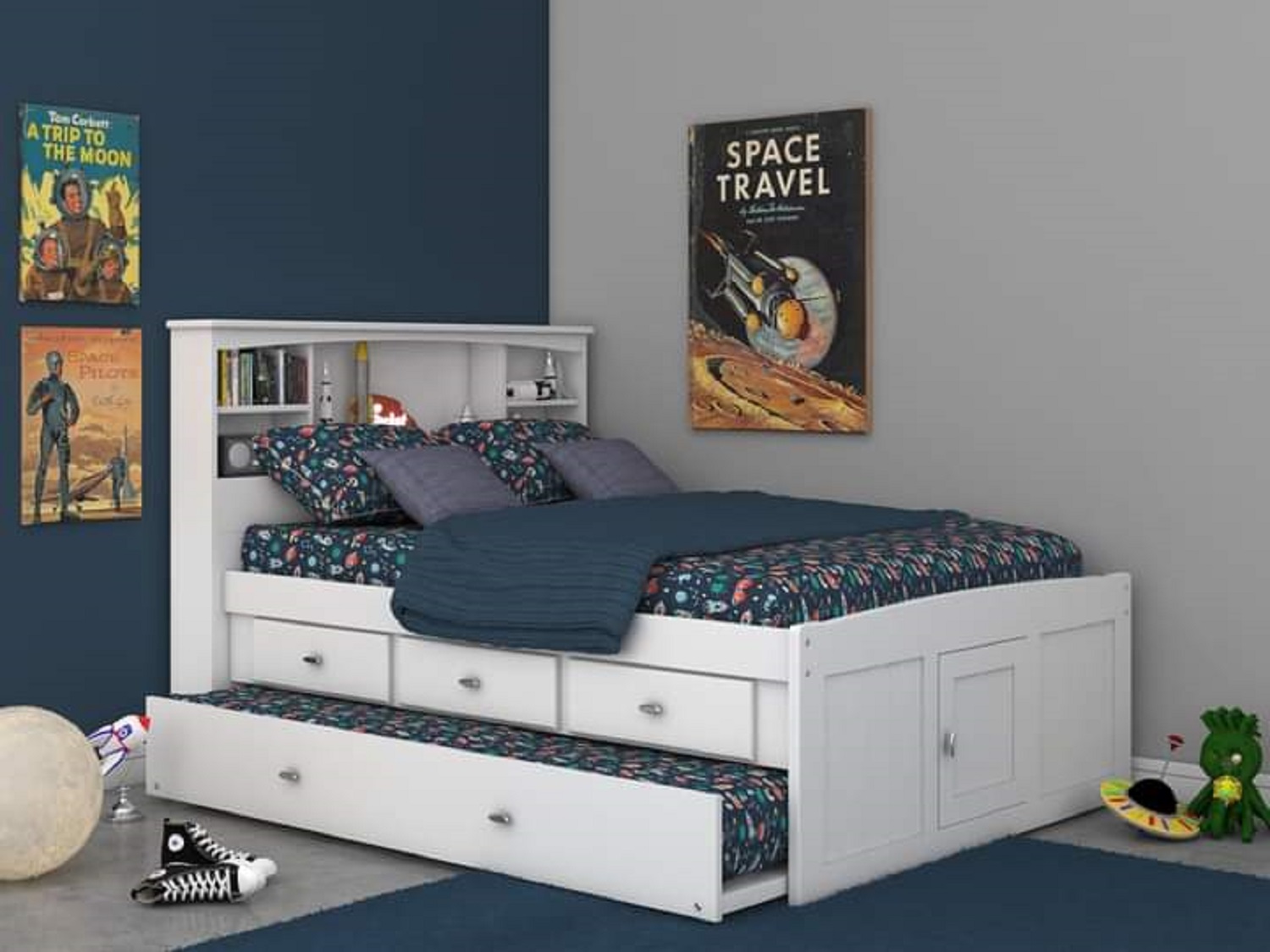 Trundle Bed With Storage Draws