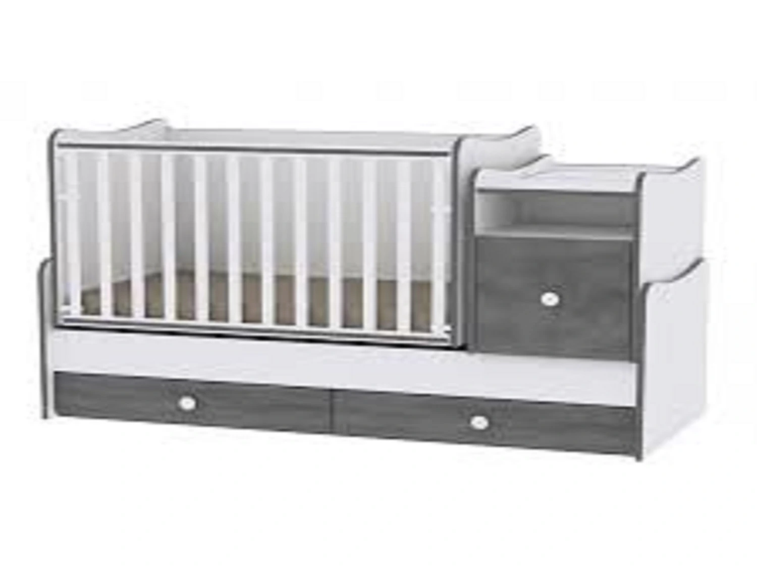 Baby Cot For Toddlers 3 Draws Storage