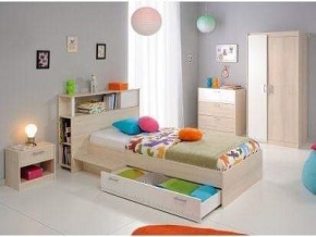 Wood and White Colour Room Set