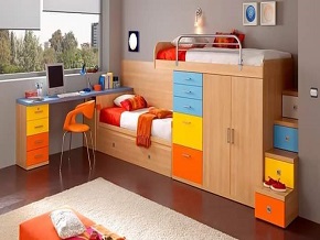 Complete Room Bunk Bed With Storage