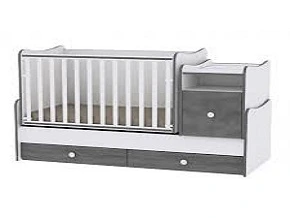 Baby Cot For Toddlers 3 Draws Storage